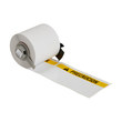 Imágen de Brady Negro, amarillo sobre blanco Resistente a la abrasión, Resistente a sustancias químicas, Resistente al aceite, Uso exterior Vinilo Transferencia térmica M6-38-595-PRE Rollo de etiquetas para impresora de transferencia térmica troquelado (Imagen principal del producto)