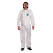 Imágen de Ansell Microchem AlphaTec 68-1800 Blanco Grande Polietileno Desechable Overol resistente a productos químicos (Imagen principal del producto)