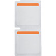 Imágen de Brady Negro sobre naranja, blanco Poliéster Transferencia térmica M5-49-494-OR Etiquetas de color (Imagen principal del producto)