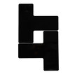 Imágen de Brady ToughStripe Max Negro En forma de T En forma de T Laminado Interior Vinilo 170037 Etiqueta de marca de esquina (Imagen principal del producto)