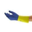 Imágen de Ansell Chemi-Pro 224 Azul/Amarillo 9 Látex/Neopreno No compatible Guantes resistentes a productos químicos (Imagen principal del producto)