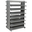 Imagen de Akro-mils APRD010 800 lb Azul Gris Revestido en polvo Acero 16 ga Doble cara Bastidor fijo (Imagen principal del producto)