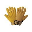 Imágen de Global Glove Gripster Sport Amarillo/dorado Grande Spandex Piel de cabra Spandex Guantes de trabajo (Imagen principal del producto)