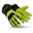 Imágen de HexArmor Chrome Series Chrome Series Negro/Amarillo de alta visibilidad 8 Cuero de Piel de cabra/SuperFabric Piel de cabra Corte y Cosido Guantes para soldadura resistentes al calor (Imagen principal del producto)