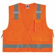 Imágen de Ergodyne Glowear 8250Z Naranja de alta visibilidad 4EG/5EG Poliéster Malla/Sólido Chaleco de alta visibilidad (Imagen principal del producto)