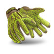 Imágen de HexArmor Rig Lizard 2030 Marrón/Amarillo 7 Cuero sintético Sintético Corte y Cosido Guante resistente a cortes (Imagen principal del producto)