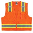 Imágen de Ergodyne Glowear 8248Z Naranja de alta visibilidad Grande/XG Poliéster Malla/Sólido Chaleco de alta visibilidad (Imagen principal del producto)
