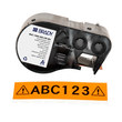 Imágen de Brady Negro sobre naranja Vinilo Transferencia térmica M4C-1000-595-OR-BK Etiquetas para todo tipo de clima (Imagen principal del producto)