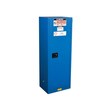 Imágen de Justrite Sure-Grip EX Slimline 22 gal Azul real Acero Gabinete de almacenamiento de material peligroso (Imagen principal del producto)