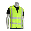 Imágen de PIP 305-5PVFRLY Amarillo lima Pequeño/Mediano Poliéster Sólido Chaleco de alta visibilidad (Imagen principal del producto)