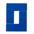 Imágen de Brady ToughStripe Max Azul En forma de L En forma de L Laminado Interior Vinilo 170108 Etiqueta de marca de esquina (Imagen principal del producto)