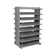 Imagen de Akro-mils APRD18018 800 lb Blanco Gris Revestido en polvo Acero 16 ga Doble cara Bastidor fijo (Imagen principal del producto)