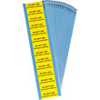 Imágen de Brady Negro sobre amarillo Paño 149370 Etiquetas de inspección y calibración (Imagen principal del producto)