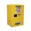 Imágen de Justrite Sure-Grip EX Compac 12 gal Amarillo Acero Gabinete de almacenamiento de material peligroso (Imagen principal del producto)