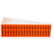 Imágen de Brady Negro sobre naranja Rectángulo Paño de vinilo 152482 Etiqueta de voltaje y conducto (Imagen principal del producto)