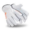 Imágen de HexArmor Chrome SLT 4061 Blanco 8 Cuero de Piel de cabra Cuero/Aramida Piel de cabra Corte y Cosido Guantes resistentes a cortes (Imagen principal del producto)
