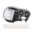 Imágen de Brady Negro sobre blanco Nailon Transferencia térmica M4-82-499 Etiquetas adhesivas multiuso agresivas (Imagen principal del producto)