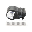 Imágen de Brady StainerBondz Negro sobre blanco Poliéster Transferencia térmica M5-97-481 Etiquetas para portaobjetos de microscopio (Imagen principal del producto)