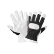 Imágen de Global Glove Hotrod h4008 Gris/Blanco Grande Cuero/Spandex Piel de cabra Cuero/Spandex Guantes de mecánico (Imagen principal del producto)
