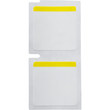 Imágen de Brady Negro sobre blanco, amarillo Poliéster Transferencia térmica M5-49-494-YL Etiquetas de color (Imagen principal del producto)