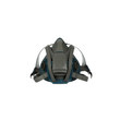 Picture of 3M Rugged Comfort 6500 Series 6503QL Gray/Teal Large Nylon/Silicone Half Mask Facepiece Respirator (Imagen principal del producto)