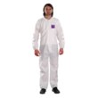 Imágen de Ansell Microchem AlphaTec 68-1500 Blanco Pequeño Tela SMS Desechable Overol resistente a productos químicos (Imagen principal del producto)