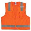Imágen de Ergodyne Glowear 8249Z Naranja de alta visibilidad Grande/XG Poliéster Malla/Sólido Chaleco de alta visibilidad (Imagen principal del producto)
