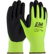 Imágen de PIP G-Tek PolyKor 16-343LG Lima de alta vis./Negro Extrapequeño Vidrio/HPPE Guantes resistentes a cortes (Imagen principal del producto)