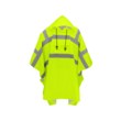 Imágen de Global Glove Amarillo/verde de alta visibilidad Universal Poliéster 170T recubierto de PVC Poncho de lluvia de alta visibilidad (Imagen principal del producto)