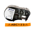 Imágen de Brady Negro sobre naranja Vinilo Transferencia térmica M4C-750-595-OR-BK Etiquetas para todo tipo de clima (Imagen principal del producto)