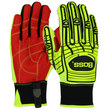 Imágen de PIP Boss 120-MP2120 Hi-Vis Amarillo/Rojo Grande Piel sintética/Spandex Piel sintética/Spandex Guantes de protección contra impactos (Imagen principal del producto)
