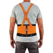 Imágen de Ergodyne Proflex 100HV Negro/Naranja Grande Mallas de caucho Cinturón de soporte para la espalda (Imagen principal del producto)