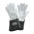 Imágen de West Chester IRONCAT 6144 Blanco/negro Grande Cuero Grano Piel de cordero Guantes para soldadura (Imagen principal del producto)