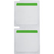 Imágen de Brady Negro sobre verde, blanco Poliéster Transferencia térmica M5-49-494-GN Etiquetas de color (Imagen principal del producto)