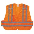 Imágen de Ergodyne Glowear 8244PSV Naranja de alta visibilidad Mediano/Grande Poliéster Malla Chaleco de alta visibilidad (Imagen principal del producto)