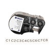 Imágen de Brady Negro sobre blanco Polipropileno Transferencia térmica M4C-475-412 Insertos/etiquetas de alta resistencia a la tracción (Imagen principal del producto)