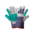 Imágen de Global Glove Economía Doble palma 2300DP Azul/Rojo Grande Cuero vacuno Cuero Guantes de trabajo (Imagen principal del producto)