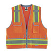 Imágen de Ergodyne Glowear 8254HDZ Naranja de alta visibilidad Grande/XG Poliéster Oxford Malla/Sólido Chaleco de alta visibilidad (Imagen principal del producto)