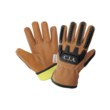 Imágen de Global Glove CIA3800INT Marrón Grande Cuero Grano Piel de cabra Guantes resistentes a cortes (Imagen principal del producto)