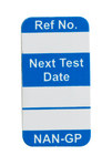imagen de Brady Nanoetiqueta NAN-GP B Azul Vinilo Inserto de nanoetiqueta - Ancho 5/8 pulg. - Altura 1 1/4 pulg. - 14282