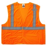 imagen de Ergodyne GloWear Tipo R Chaleco de alta visibilidad 8215BA OR XS - tamaño Extrapequeño - Poliéster - Naranja - ANSI clase 2 - 21061