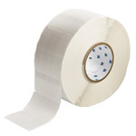 imagen de Brady THT-73-427-10 Rollo de etiquetas troqueladas para impresoras - 0.75 pulg. x 1.75 pulg. - Vinilo - Transparente/Blanco - B-427