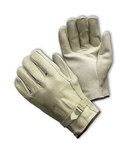 imagen de PIP 68-153 White Large Grain Cowhide Leather Driver's Gloves - Straight Thumb - 9.7 in Length - 68-153/L