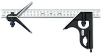 imagen de Starrett Acero forjado Plaza combinada - longitud de 300mm - 33MHC-300
