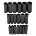 imagen de Proto J72216 6 Puntos Juego de llaves de impacto profundas - accionamiento 3/8 pulg. - 56297