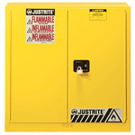 imagen de Justrite Sure-Grip EX Gabinete de almacenamiento de material peligroso 893300 - 30 gal - Amarillo - 11364