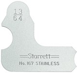 imagen de Starrett Acero Medidor de radio - 167-13/64