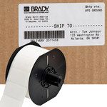 imagen de Brady B33-25-424 Rollo de etiquetas troqueladas para impresoras - 4 pulg. x 6 pulg. - Papel - Blanco - B-424