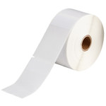 imagen de Brady THT-27-427-.5-SC Rollo de etiquetas troqueladas para impresoras - 2 pulg. x 3.75 pulg. - Vinilo - Transparente/Blanco - B-427