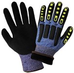 imagen de Global Glove Vise Gripster CIA317inT Azul/Negro 2XG HDPE Guantes para condiciones frías - Insulación Felpa - 810292-02479